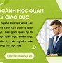 Ngành Quản Lý Giáo Dục Có Dễ Xin Việc